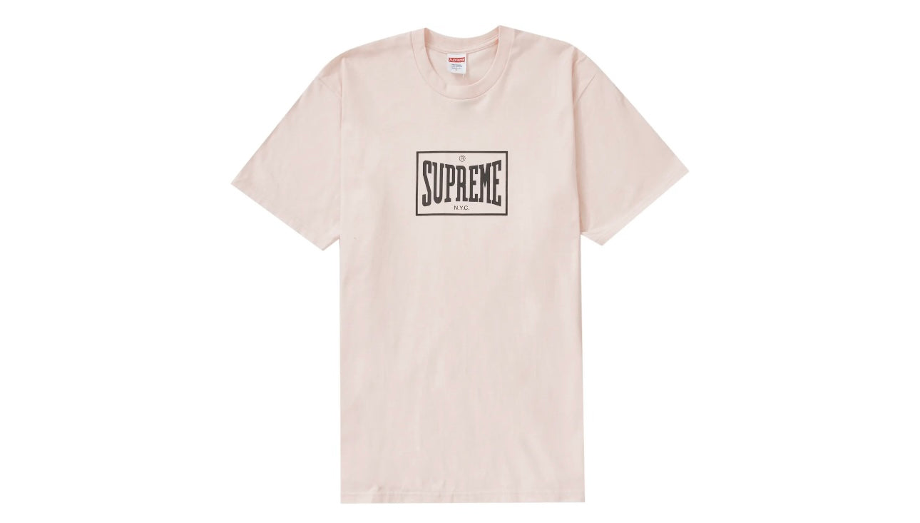 Supreme Warm Up Tee Pale Pink